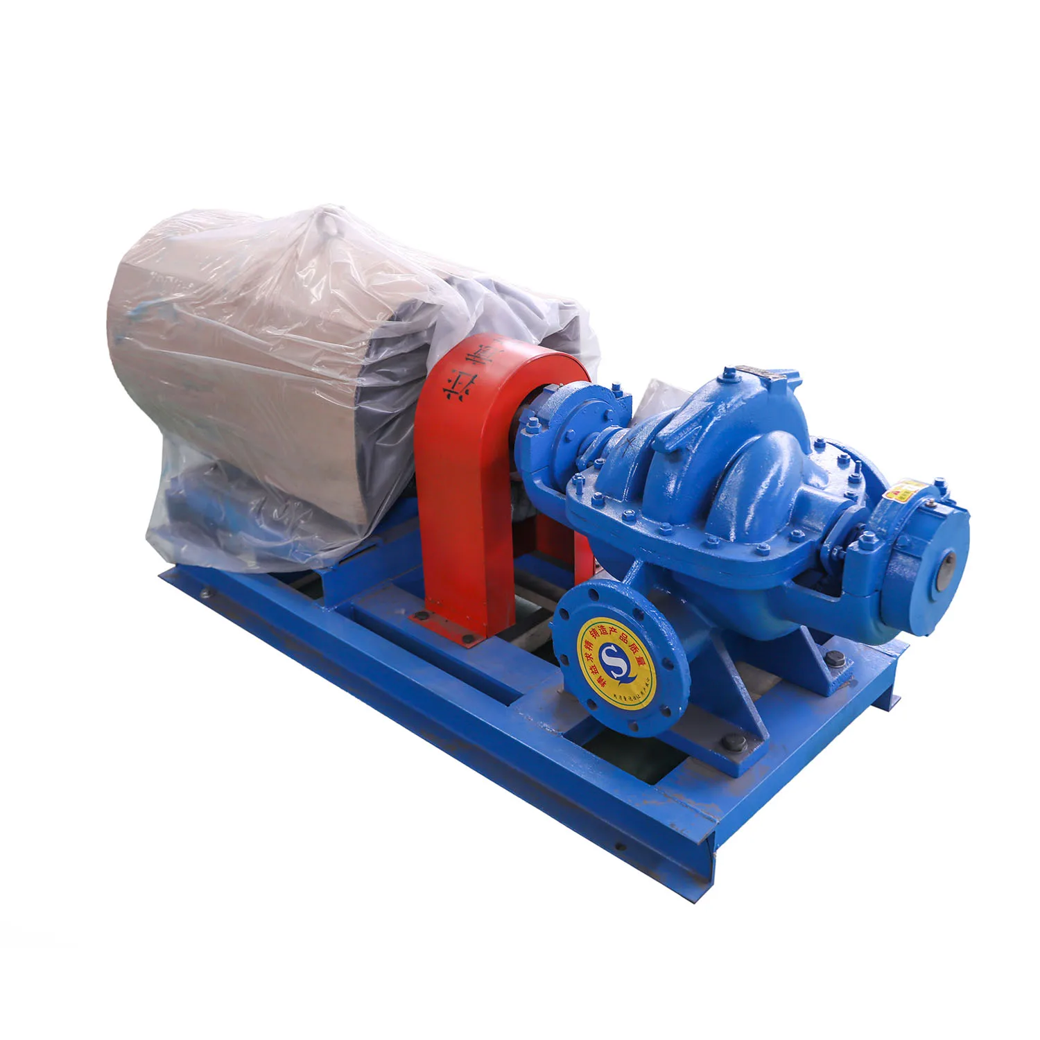 Double Suction Horizontal Split Case 18.5kw High Flow Pump Horizontal Split Case Pump Npsh 6