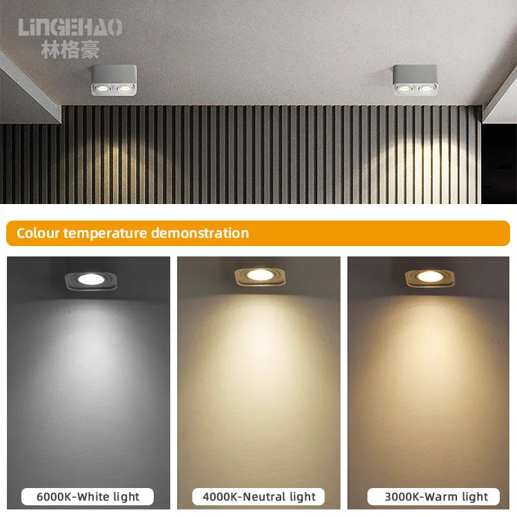 LED Downlight Manufacturer Surface Mounted Down Light Front Replace Bulb Ceiling Light Modern Style Spotlight