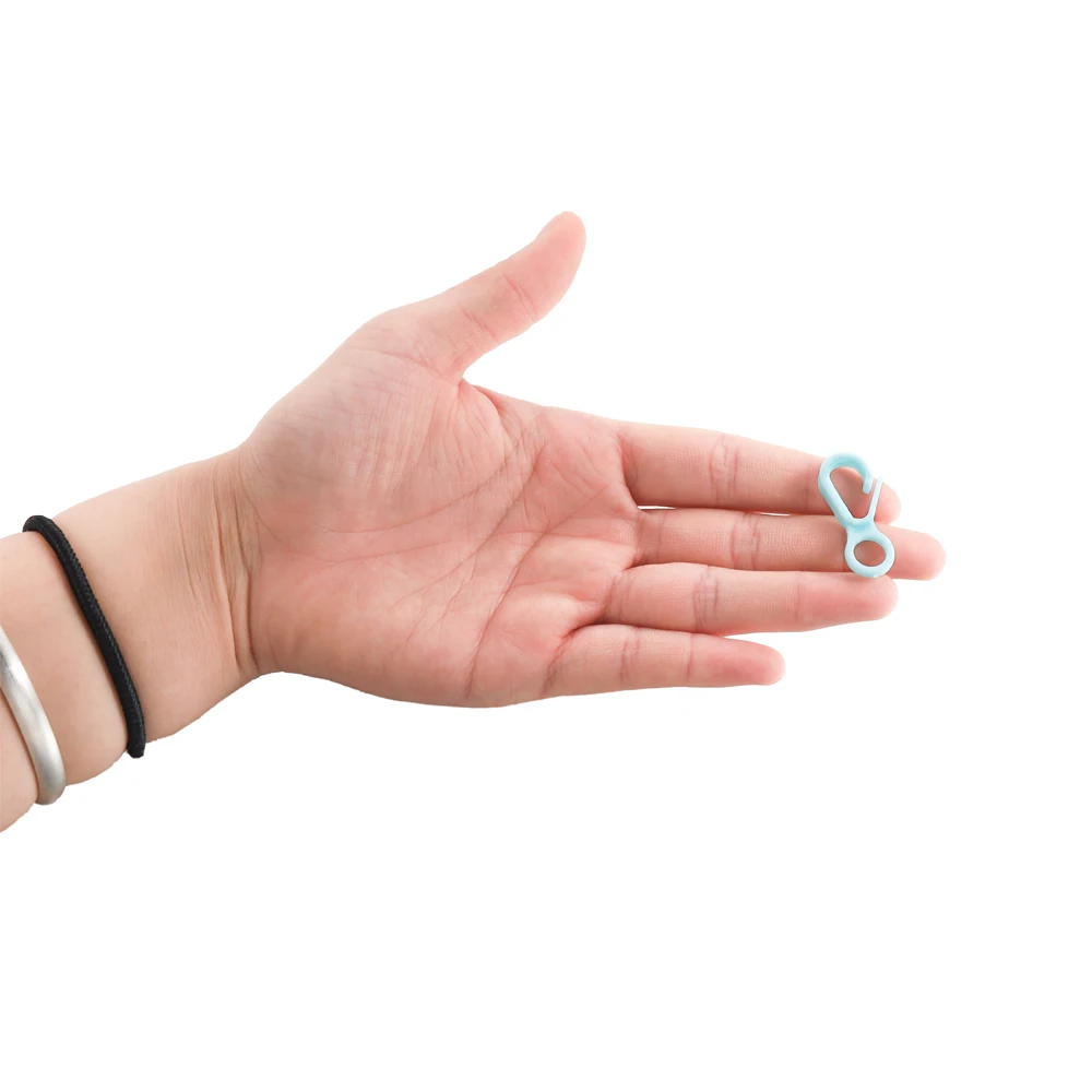 Plastic Colorful Lobster Clasp Hook Clips Connectors For Key Chain Hooks DIY Jewelry Making Supplies Accessories