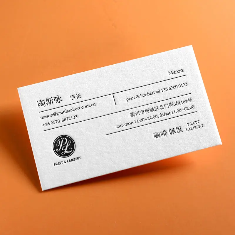 Custom Color Printed 315 gsm Thickness PinK Paper you cards custom with logo thank you business card
