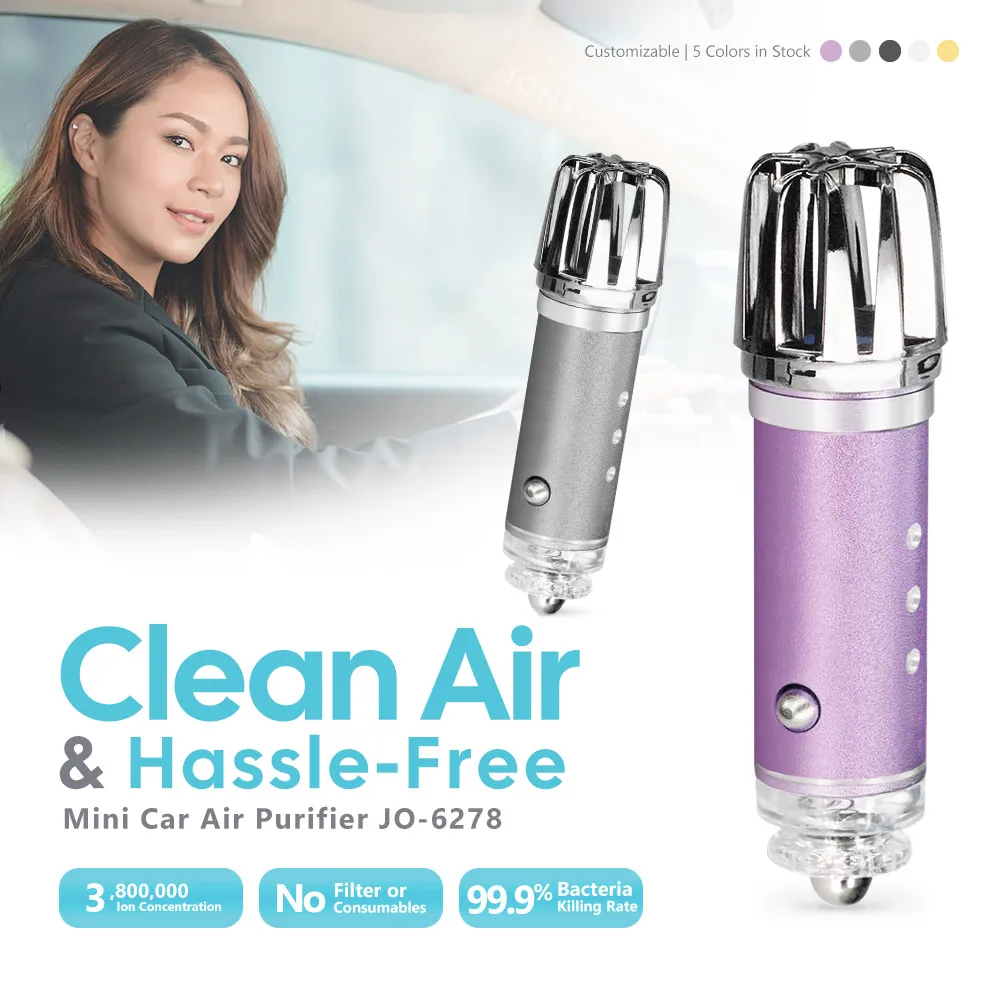 JO-6278 New Generation Car Air Purifier Ionizer Airpurifier
