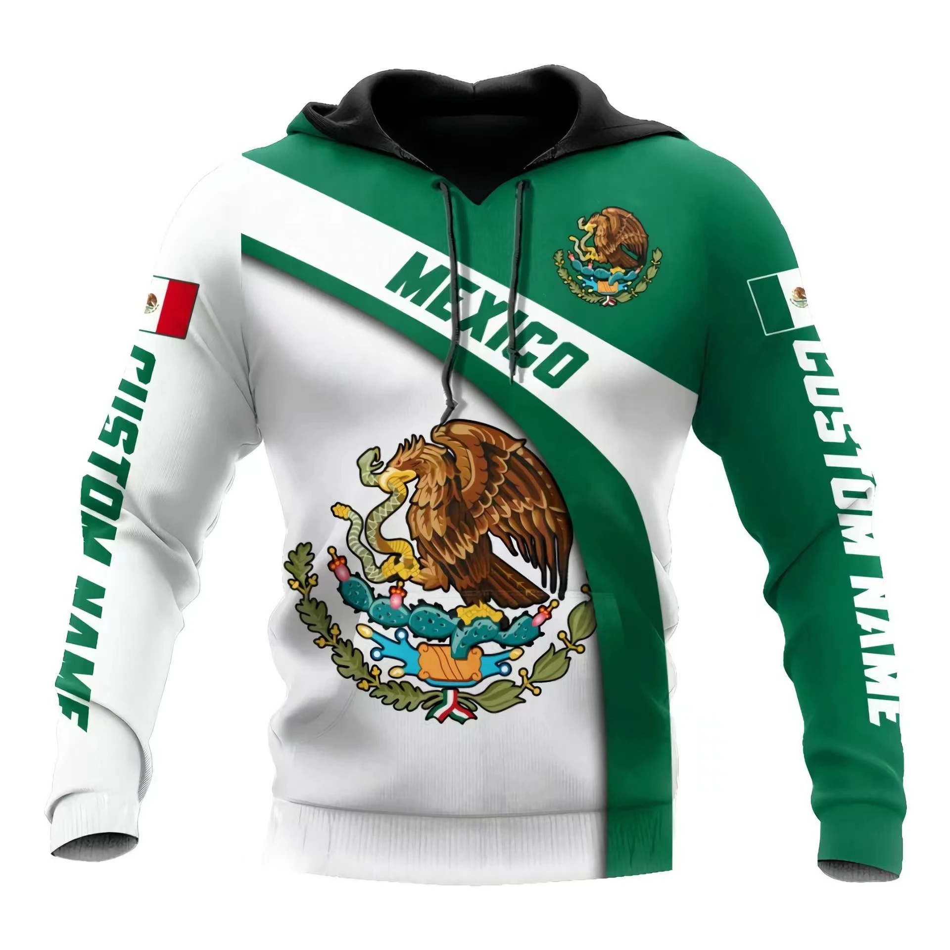 Hot selling 3D Mexico style cloth  Custom Your Brand Logo 2026 mexico sweatshirt for both men and women
