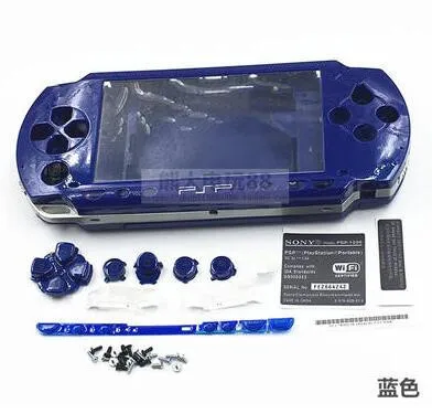 For PSP 1000 PSP1000 Full Housing Shell Cover Case Replacement Buttons Kits