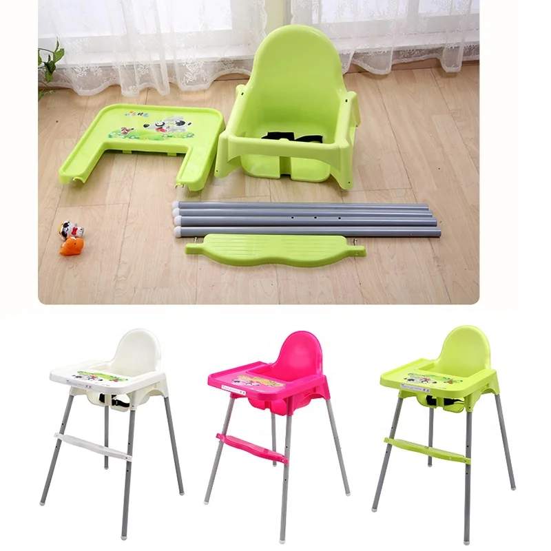 Eco-friendly Safety Folding Portable Baby Dining Table and Chair