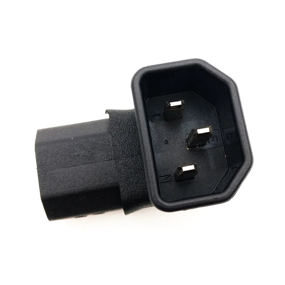 IEC Male C14 to Down Right Angled 90 Degrdd IEC Female C13 Power Extension Adapter for computer monitor FOB Reference Price:Get