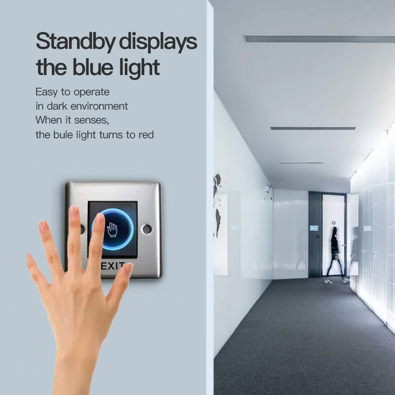 Doortec PB05Y 12V touchless  motion sensor light switch for automatic door opener