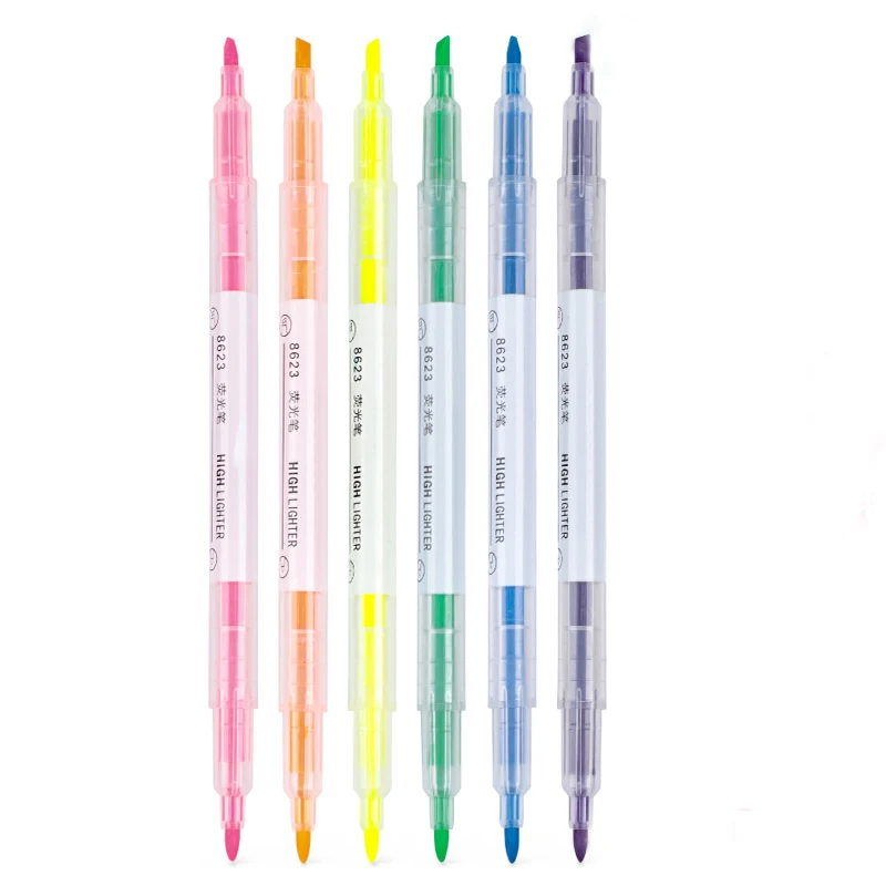 
School supplies stationary fabric marker four color pen zebra mildliner highlighter 