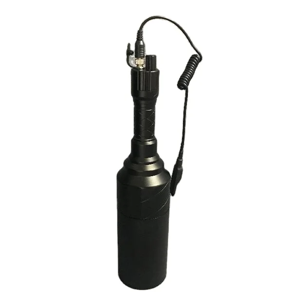 tactico Rifle Gun Green LED Flashlight  Rechargeable Waterproof Torch Super Bright Green Red  Light Flashlight Hunting Light