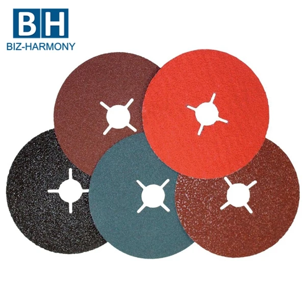 High quality 100mm 115mm 125mm 150mm 180mm Abrasive Fiber Disc Sanding Paper Grinding Abrasive Fiber Disc Aluminum oxide