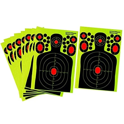 9.5'*14.5' Splatterburst Silhouette Shooting Target Splatter Target Reactive Target Paper/sticker