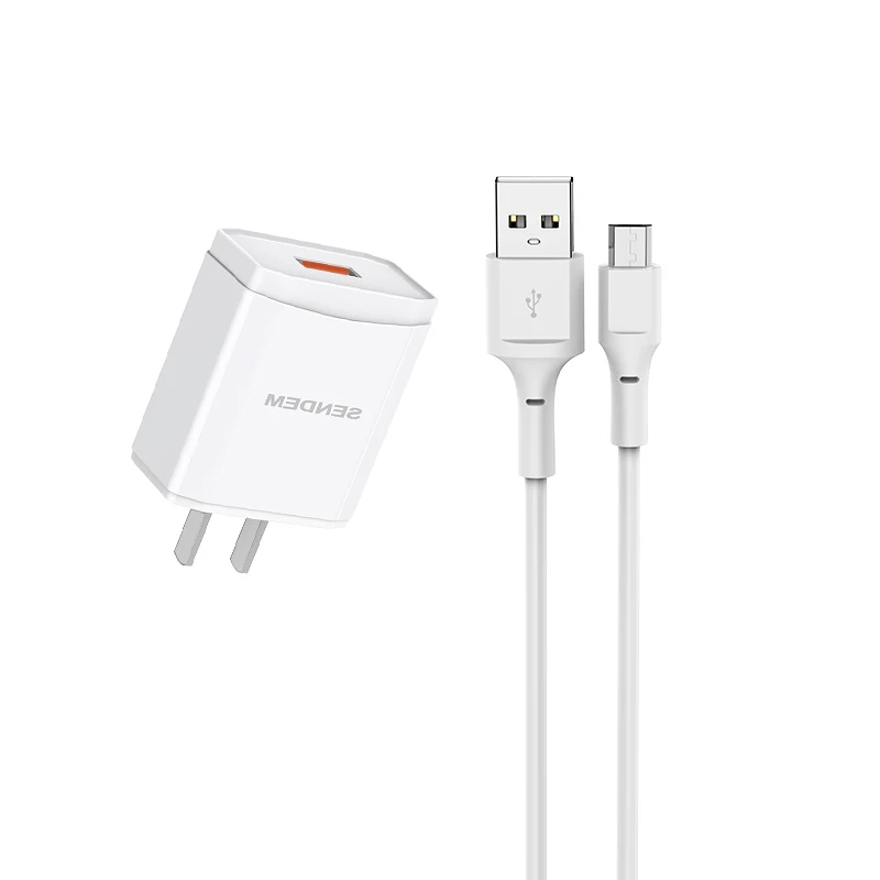 DC4.5V-5A/9V-2.5A/12V-2A AC100-240V  50/60Hz 0.6A Micro Usb Travel Charger With Single Port Usb Wall Charger For Smart Phone