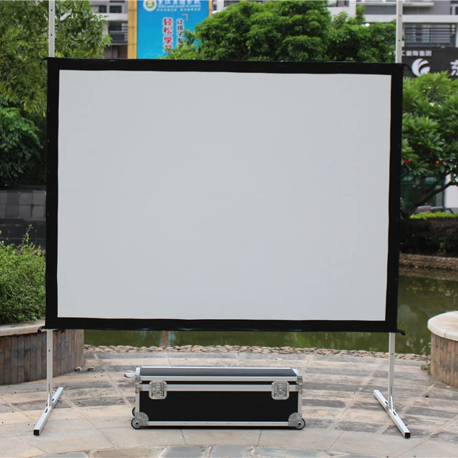 Уличный портативный быстро складывающийся экран с прожектором telon 120 дюйма, 150 дюйма, 200 дюйма, 300 дюйма, передний и задний