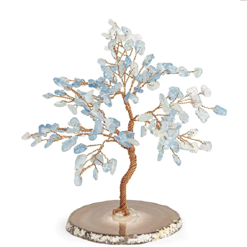 Big size Crystal Tree of Life Wealth  Quartz Fortune Healing Reiki Crystal Christmas Trees for Decoration