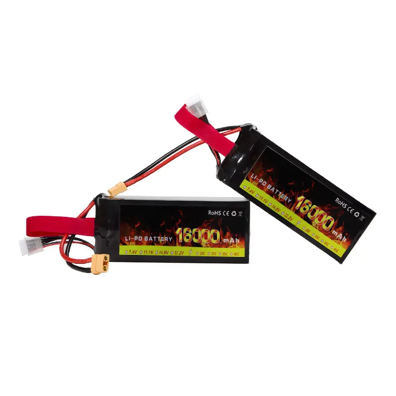 FPV/Drone Battery 6S/12S 16000 MAh 25C 22.2V 44.4V Lipo Battery for FPV/UVA/Agricultural Drone