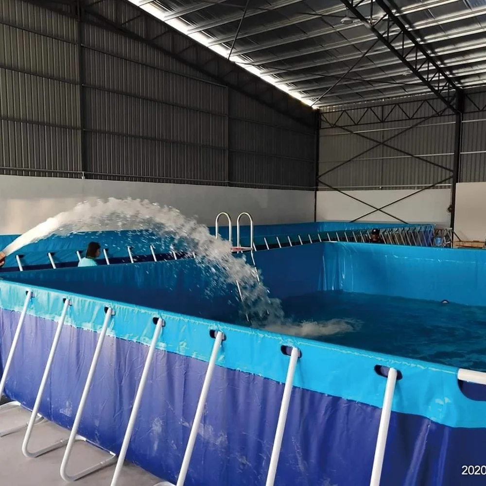 Outdoor Swimming Pool Metal Frame Swimming Pool Inflatable for Kids and Adults