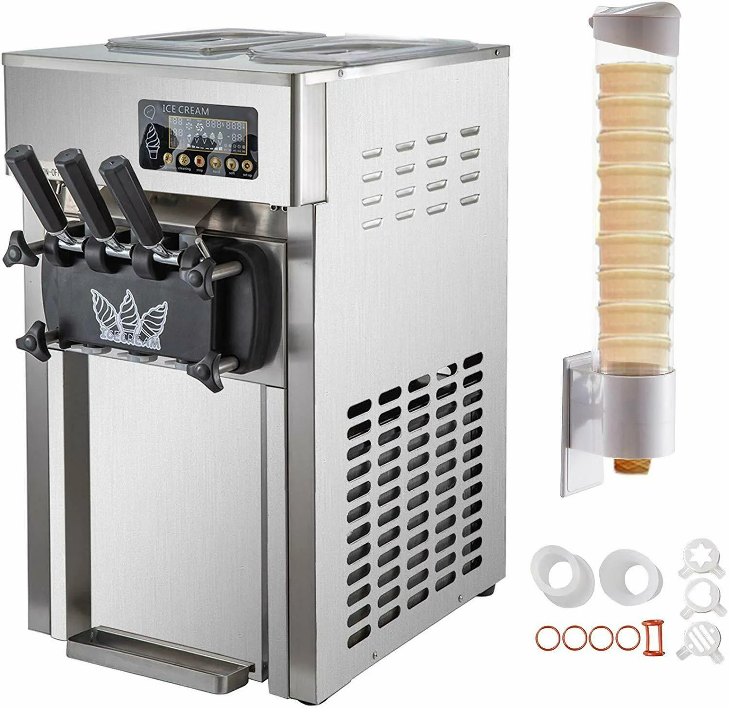 Ice cream maker,ice cream machine 3 color flavors for sale