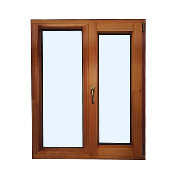 high quality wood clad windows wooden window design casement windows with triple glass