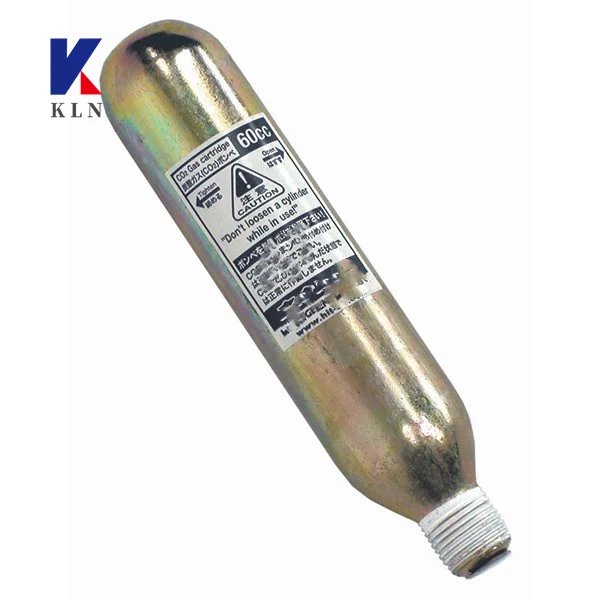 Новый картридж 38g 50cc CO2 45g 60cc CO2 Картридж газовый баллон низкая цена для спасательных средств