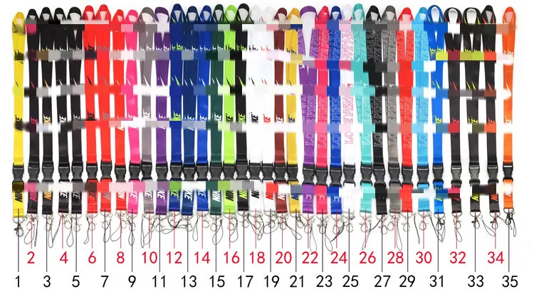 Personalized Custom Printing Logo Polyester Neck ID N ike Lanyards With Logo Custom
