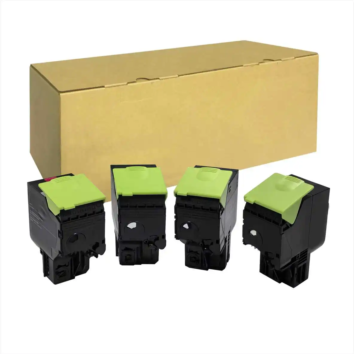 Ten-print повторно изготовленный CS/CX 310 410 цветной тонер-картридж для Lexmark CS/CX 310 410 417 510