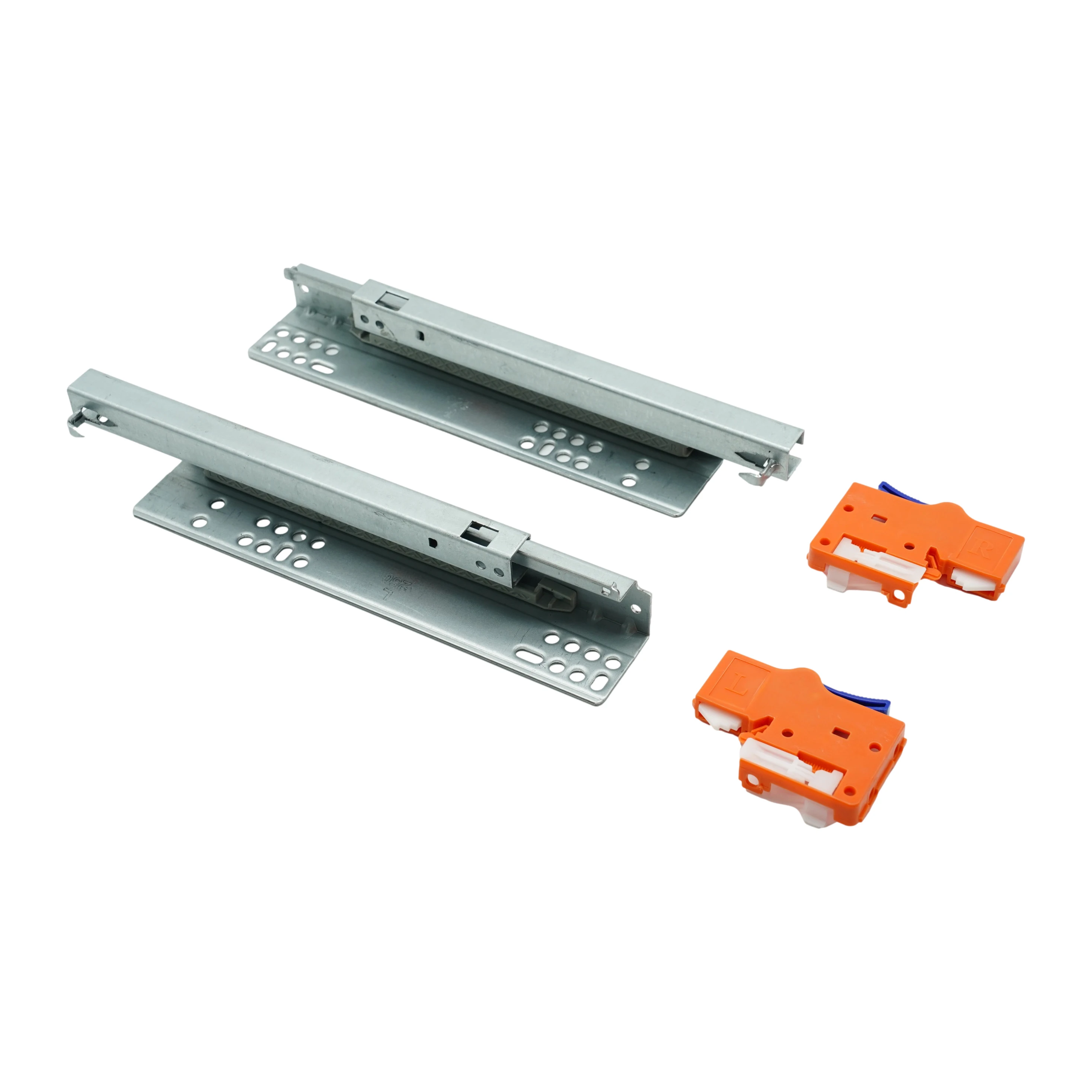 Keyboard Tray Runner Ball Bearing Drawer Telescope slide Soft Close Triple Extension Ball Bearing Drawer Slide Rail