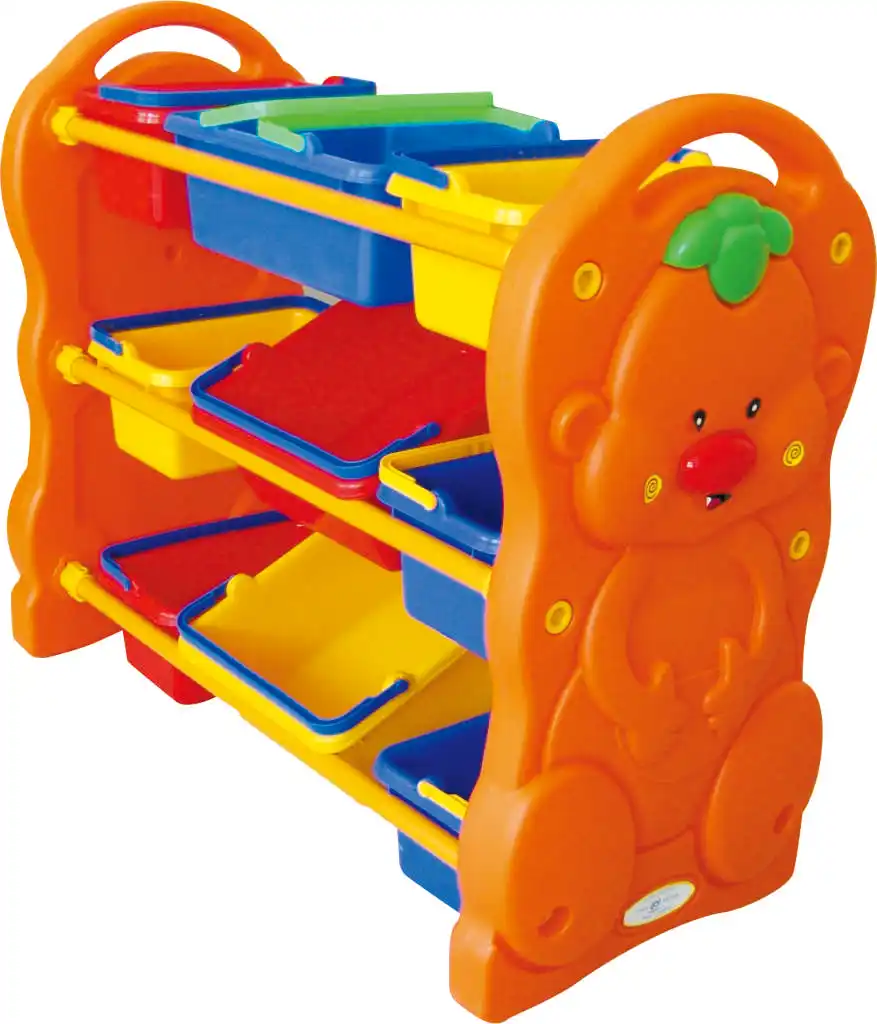 Good kids HDPF factory price toy shelf storage cabinet