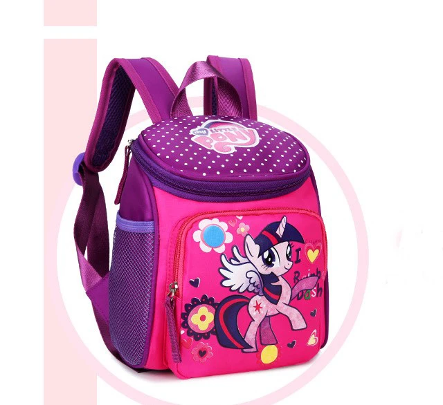 OEM New Polyester Small  Kids Backpacks  Cartoon Schoolbag for Boys and Girls