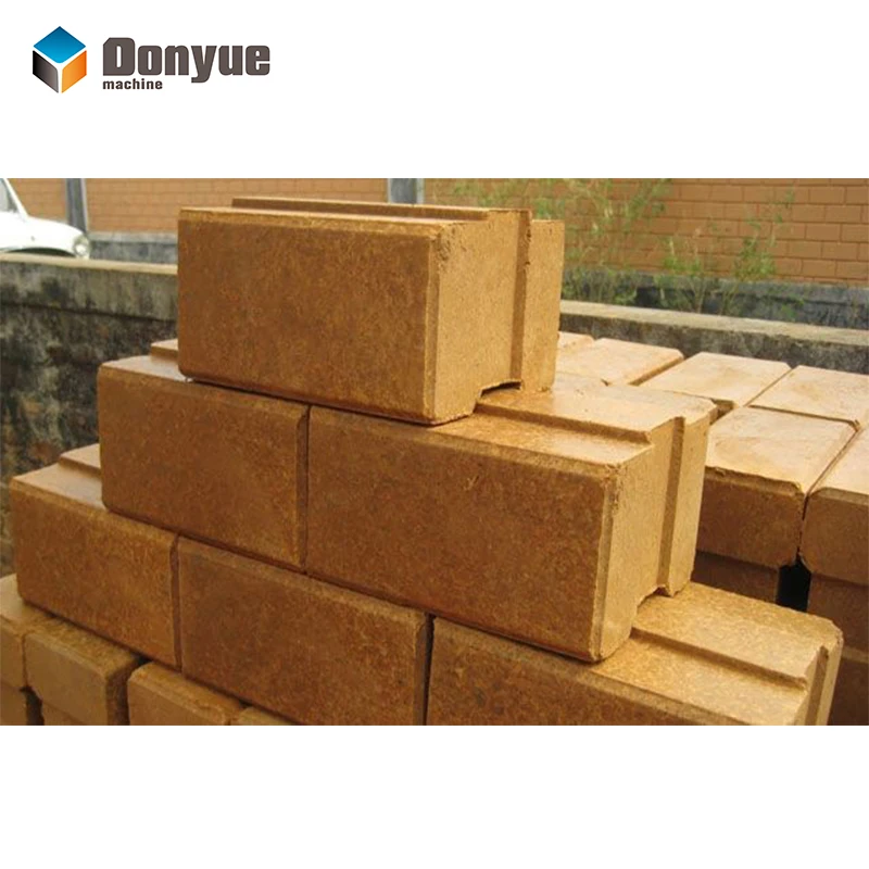 red clay automatic brick making machine ecological clay block machine