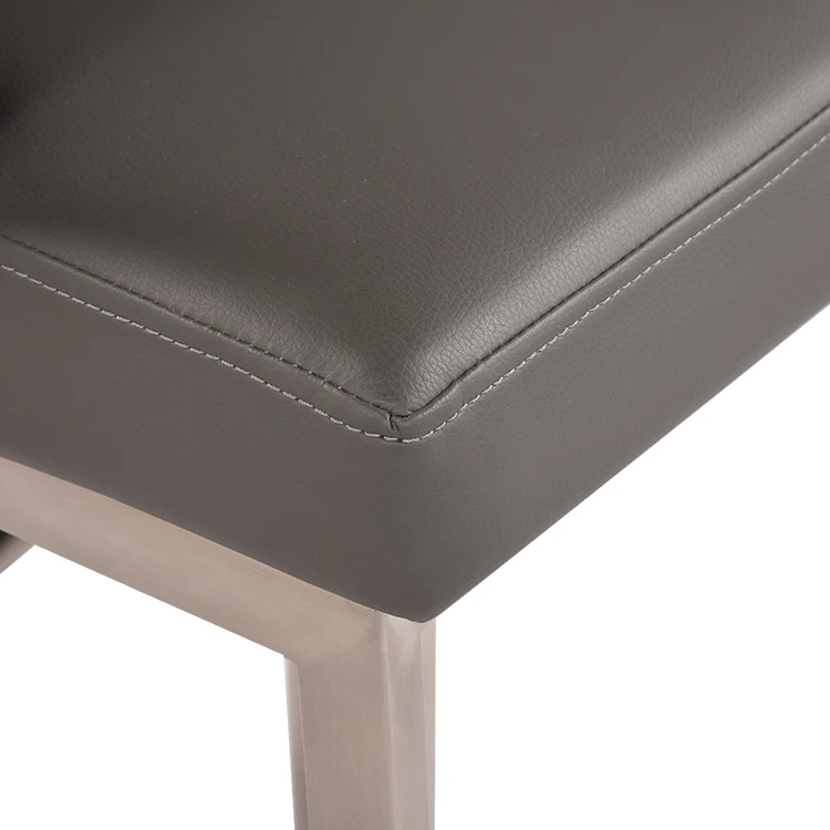 Factory Supplying sillas de barra Adjustable kitchen Reinforcing Bar High Chairs With Back