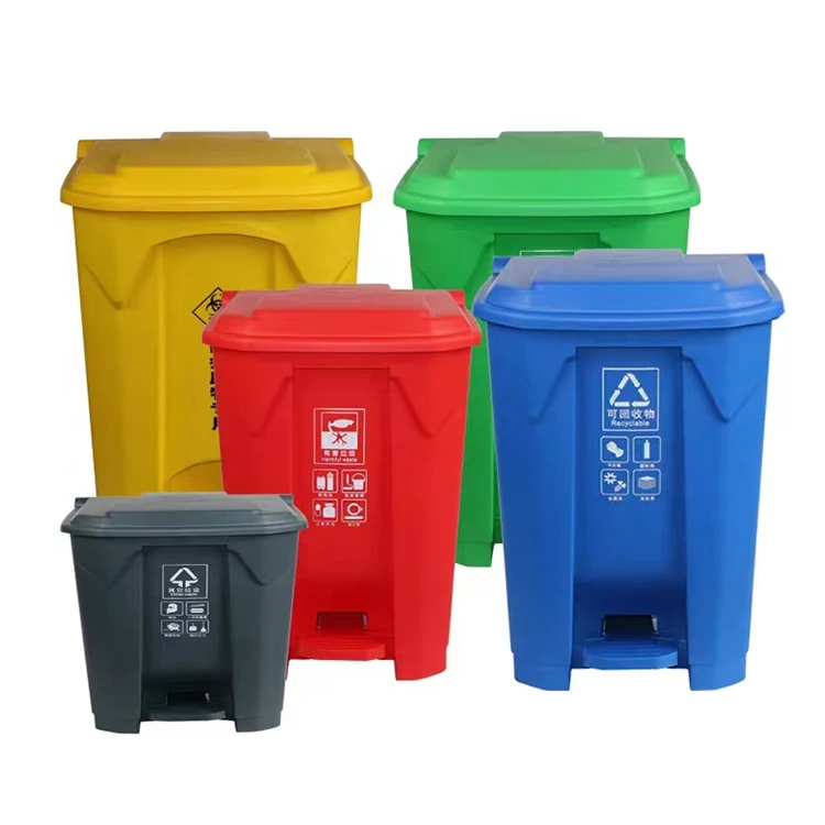 Manufacturer 120l 240 liters 660l 1100l outdoor large plastic wheeled dustbin/trash can/waste garbage bins for sale prices