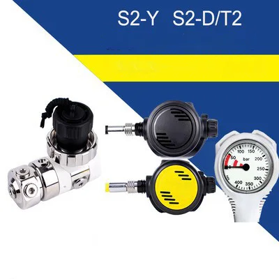 Complete Regulator Set Balanced Diaphragm Scuba Diving Regulator for Technical Diving Snorkeling