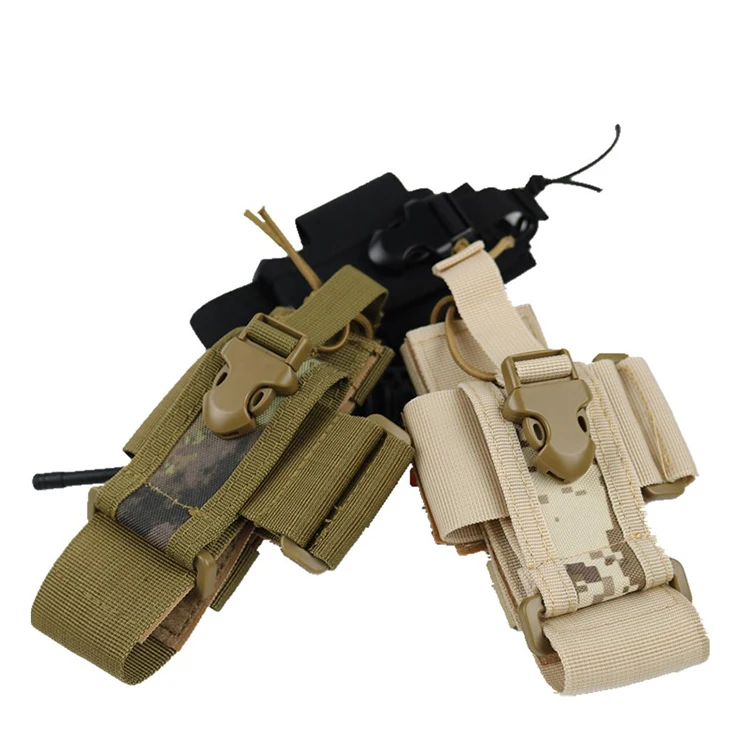 Heavy Duty Multi-Functional Universal Two Way Radio Case Holder Nylon Walkie Talkie Pouch