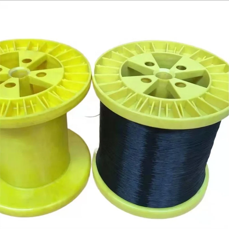 0.22mm Polyester Monofilament Yarn Black PES/PET Monofilament for Automobile Braided Sleeve
