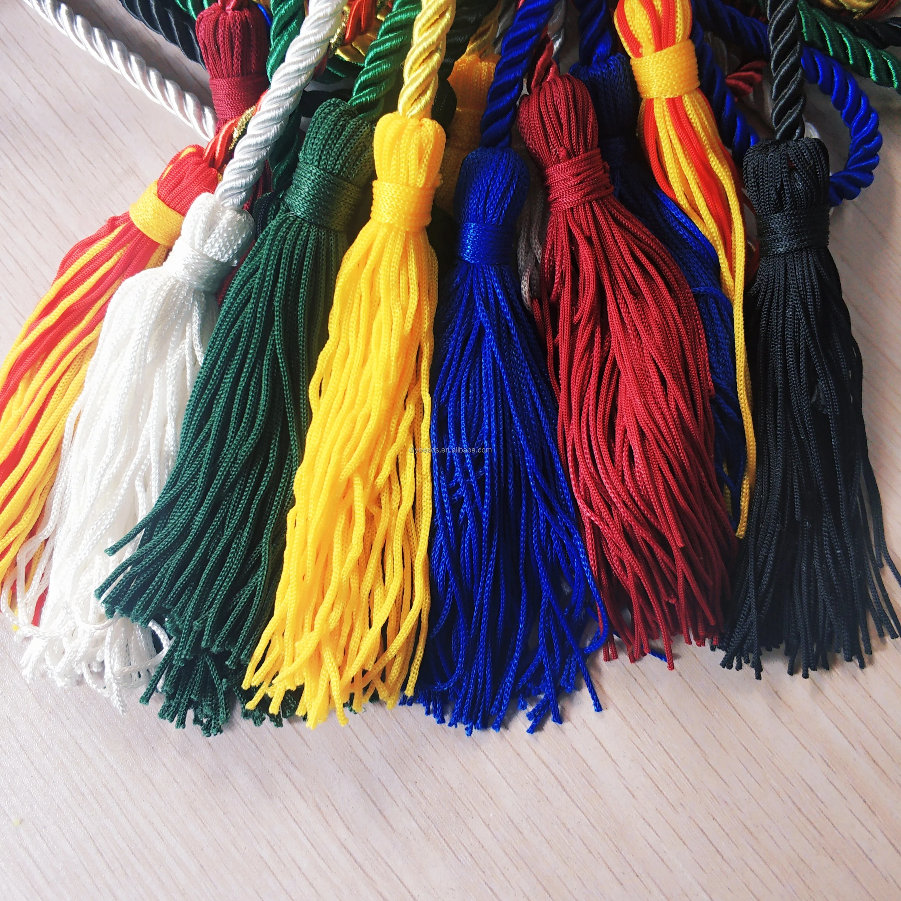 Оптовая продажа, выпускная бахрома из полиэстера на заказ, бахрома для мальчишника