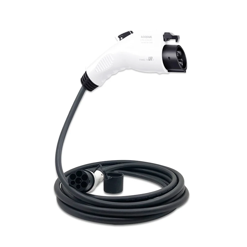 
Level 3 EV charger cable Type 2 to type 1 SAE J1772 To IEC 62196 32A 230V For Electric Car Charger 