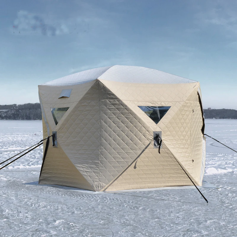 Revo Ice Fishing Tent Outdoor Cold Windproof Camping Strong Waterproof Ice Cotton Fishing Tent
