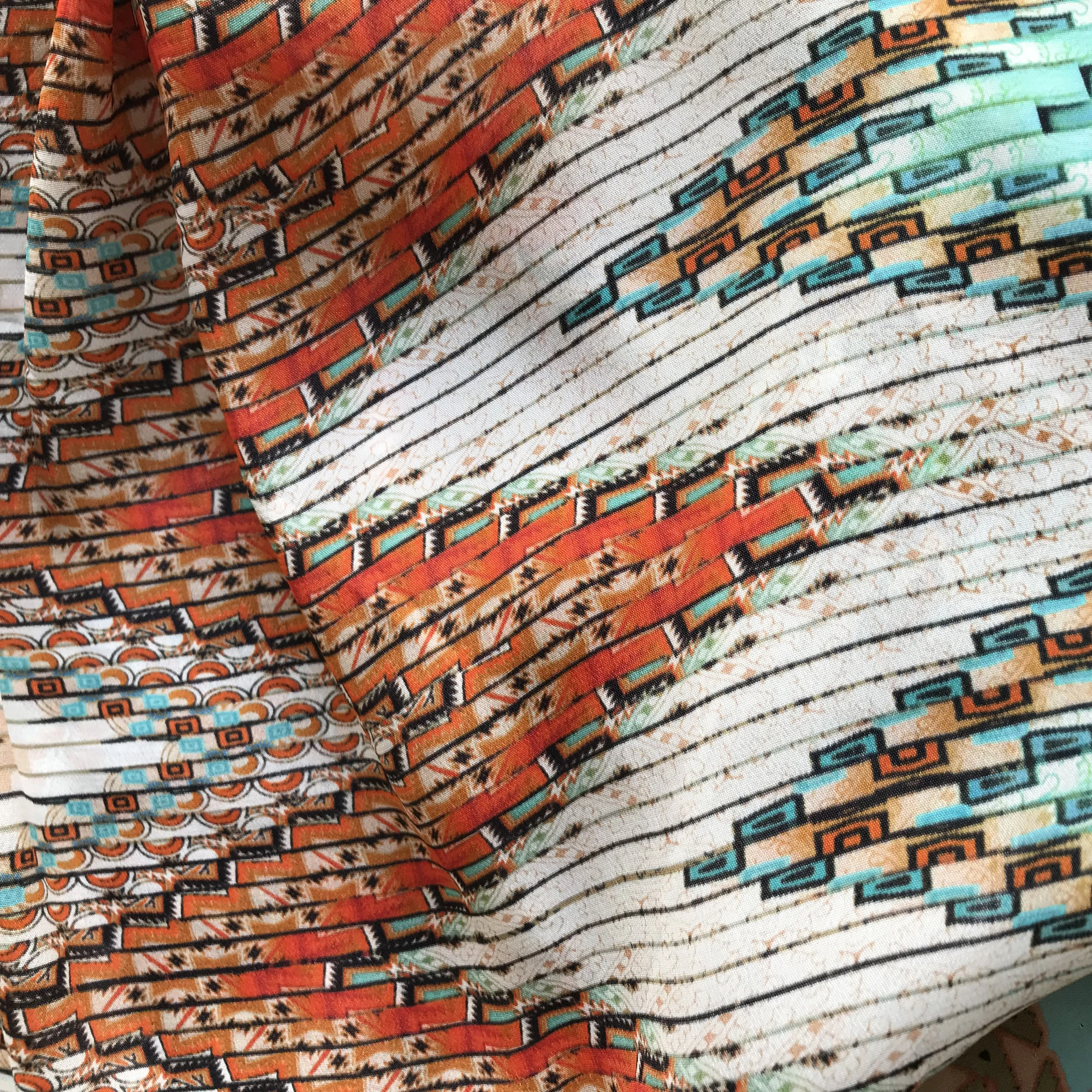 Шелковый вискозный цифровой печатный CDC