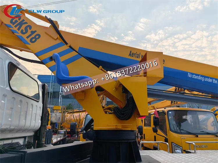 Тележка с телескопической стрелой Foton Aumark RHD 18 м 20 23
