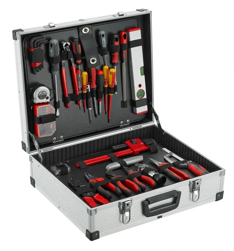  Empty barber tool storage durable cheap carry customize hard electrical aluminum