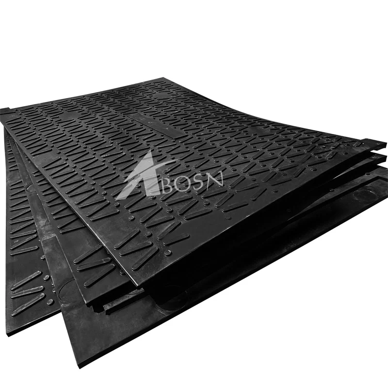 china 4x8 pe hdpe ground protection mat temporary trackway composite mats
