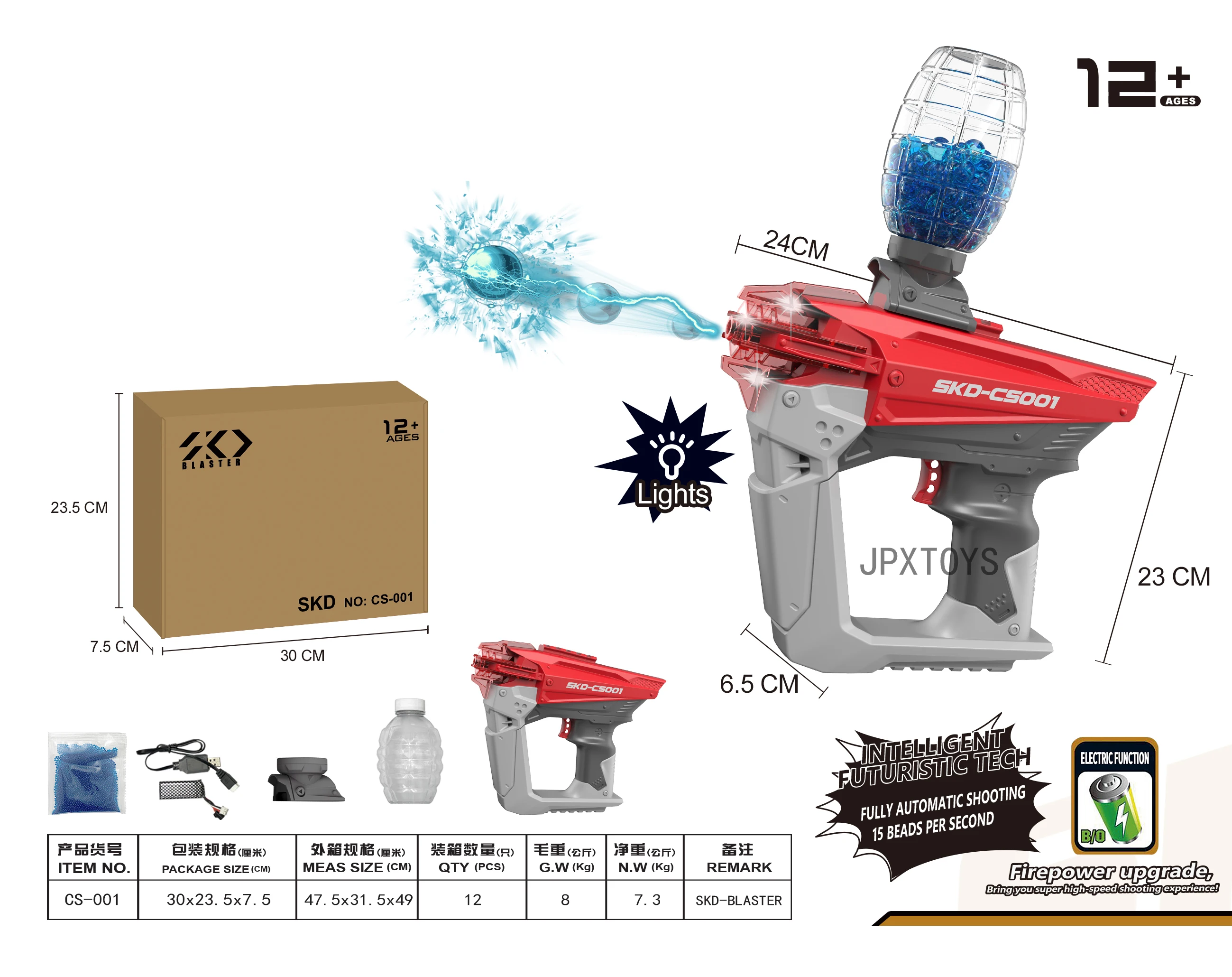 electric agreat led bulb skd fluorescent lights ak 47 uzi spyr blasters p90 gun electric outdoor