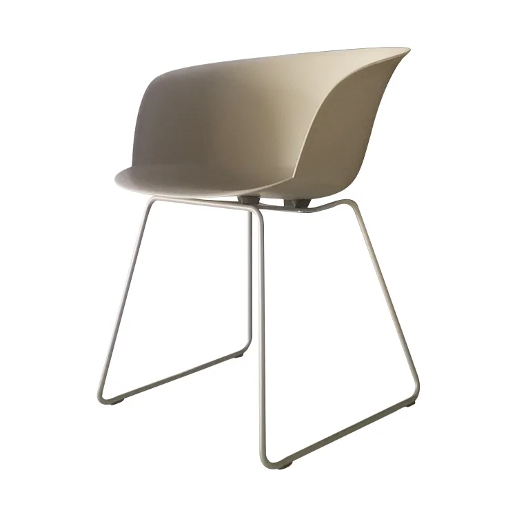
Modern Design Plastic Nordic leisure living room chairs with armrest for dining room 