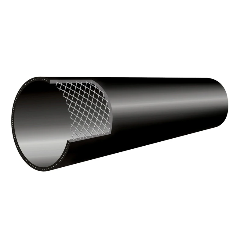 Electric Melt and Hot Melt DN110 DN630 Underground HDPE Steel Wire Reinforced Drain Composite Pipe
