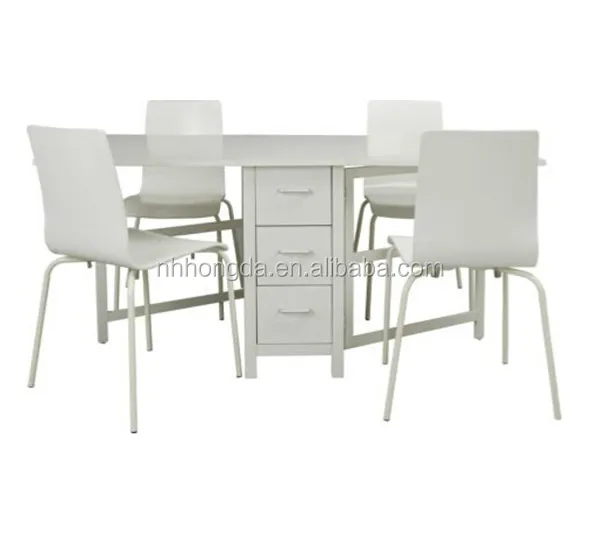 Space saving folding table and chairs kitchen sets dinning room dinning table set