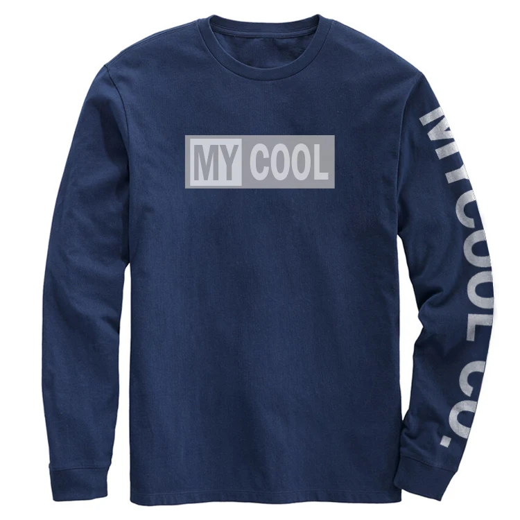 2020 New Design Hot Sale High Quality Custom Mens Cotton Printing Long Sleeve T Shirt