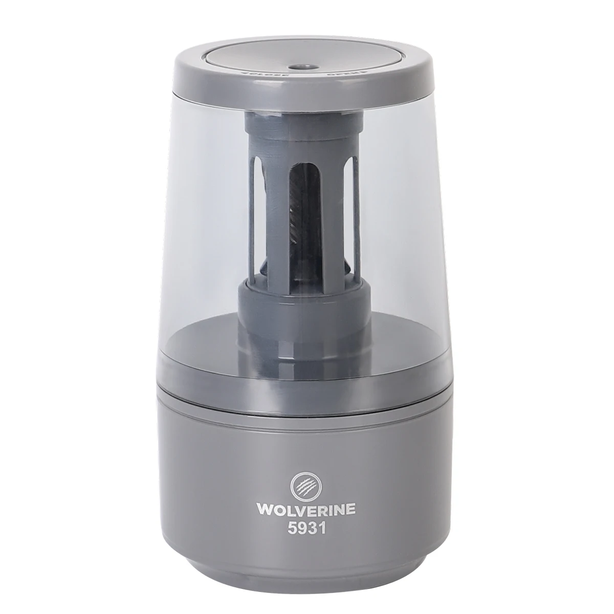 WOLVERINE School Pencil Sharpener Machine Plastic Electric Automatic  for Office with USB line adapter 5931 Grey