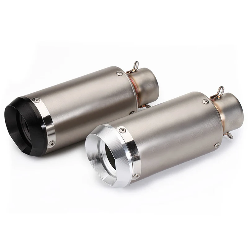 Performance Motorcycle Exhaust Stainless Steel Muffler With CNC Exhaust Pipe For Ninja 650 Z400