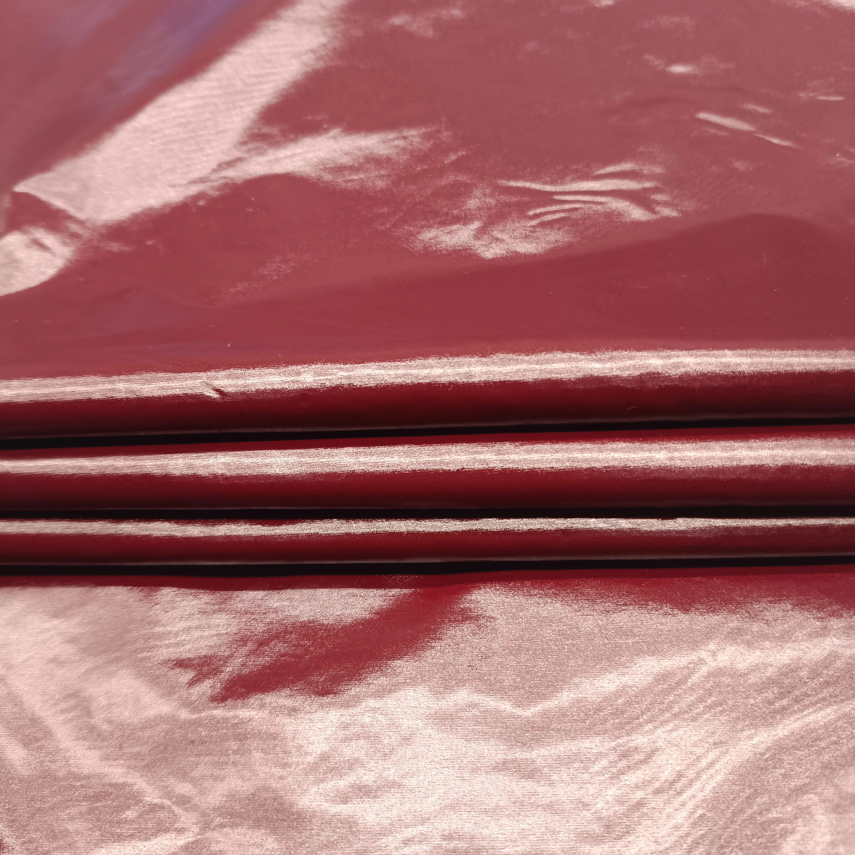 Wholesale high quality full dull 380T nylon fabric 100% down proof PU Coated fabric