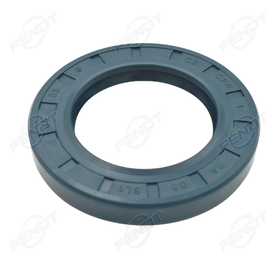 Double lip spring seal metal inner bare frame NBR/FKM  in stock 35*55*9 TC oilseal