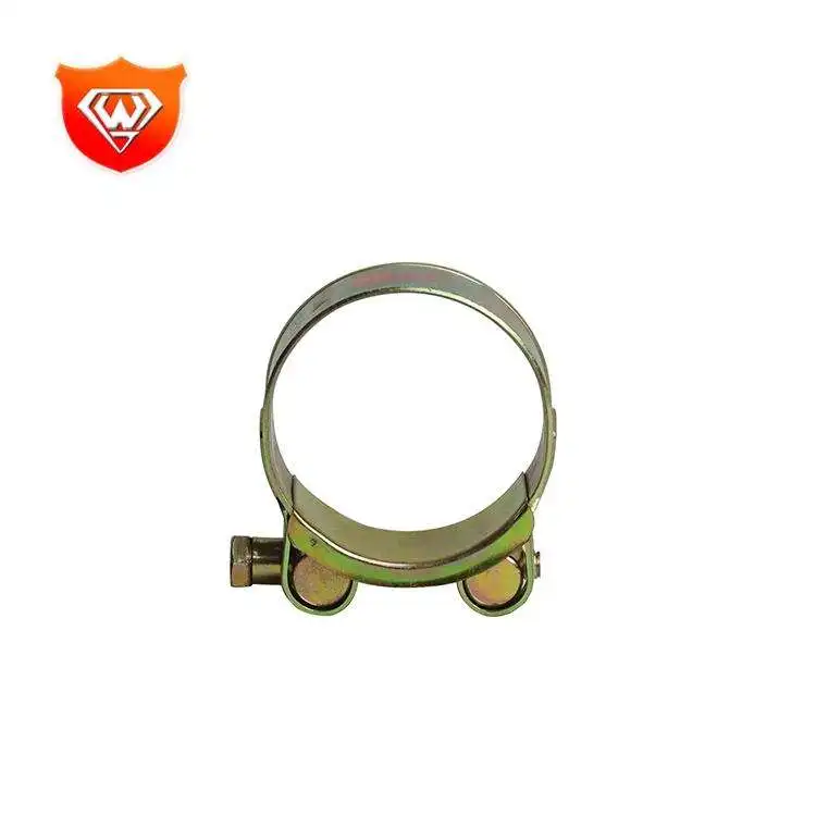 Hot Sale Zinc Plated Double Bolt Hose Clamp
